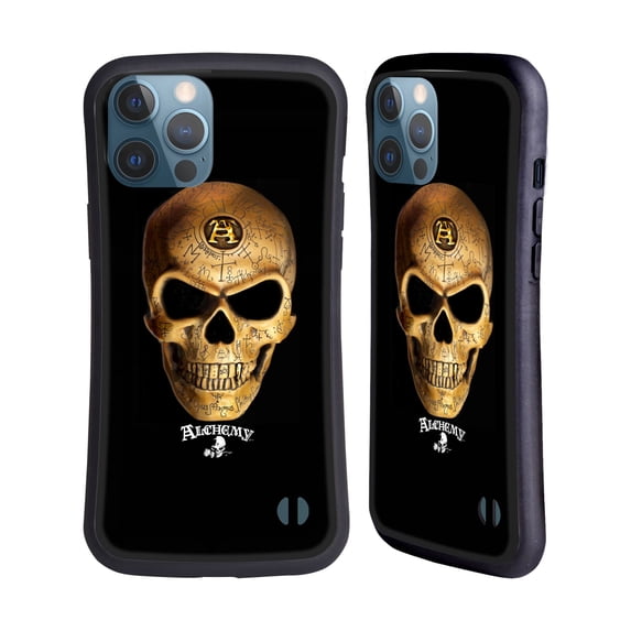 Head Case Designs Officially Licensed Alchemy Gothic Skull Omega Hybrid Case Compatible with Apple iPhone 13 Pro Max