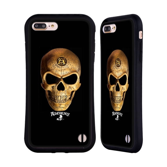 Head Case Designs Officially Licensed Alchemy Gothic Skull Omega Hybrid Case Compatible with Apple iPhone 7 Plus / iPhone 8 Plus