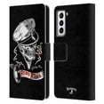 thumbnail image 1 of Head Case Designs Officially Licensed Alchemy Gothic Skull Rebel Rider Leather Book Wallet Case Cover Compatible with Samsung Galaxy S21 5G, 1 of 6