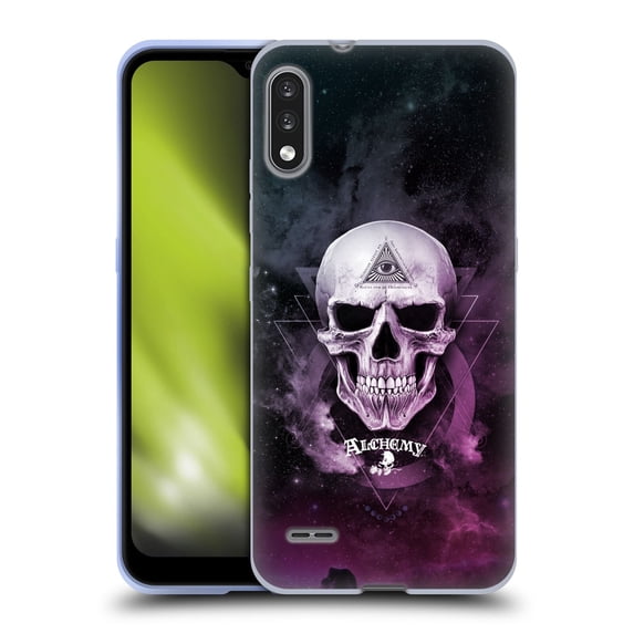 Head Case Designs Officially Licensed Alchemy Gothic Skull The Void Geometric Soft Gel Case Compatible with LG K22
