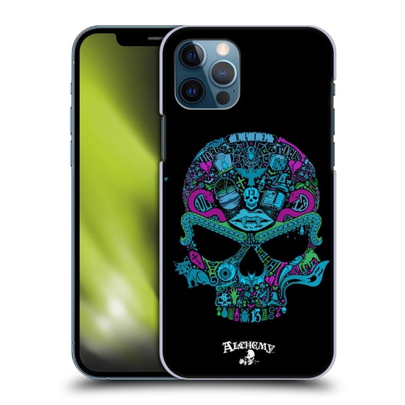 Head Case Designs Officially Licensed Alchemy Gothic Skull Toil N Trouble Hard Back Case Compatible with Apple iPhone 12 / iPhone 12 Pro