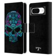 thumbnail image 1 of Head Case Designs Officially Licensed Alchemy Gothic Skull Toil N Trouble Leather Book Wallet Case Cover Compatible with Google Pixel 8, 1 of 6