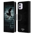 thumbnail image 1 of Head Case Designs Officially Licensed Alchemy Gothic Wing Nevermore Leather Book Wallet Case Cover Compatible with Apple iPhone 11, 1 of 6