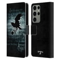 thumbnail image 1 of Head Case Designs Officially Licensed Alchemy Gothic Wing Nevermore Leather Book Wallet Case Cover Compatible with Samsung Galaxy S23 Ultra 5G, 1 of 6