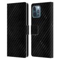 thumbnail image 1 of Head Case Designs Officially Licensed Alyn Spiller Carbon Fiber Plaid Leather Book Wallet Case Cover Compatible with Apple iPhone 12 Pro Max, 1 of 6