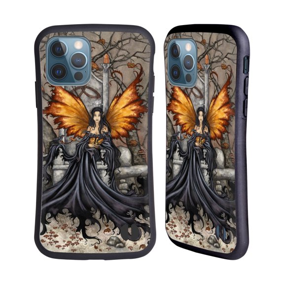 Head Case Designs Officially Licensed Amy Brown Folklore Queen Mab Hybrid Case Compatible with Apple iPhone 12 / iPhone 12 Pro