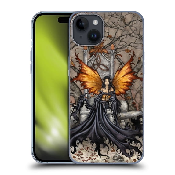 Head Case Designs Officially Licensed Amy Brown Folklore Queen Mab Soft Gel Case Compatible with Apple iPhone 15 Plus