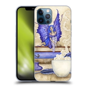 Head Case Designs Officially Licensed Amy Brown Lovely Fairies Blue Pixie Soft Gel Case Compatible with Apple iPhone 12 Pro Max