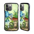 thumbnail image 1 of Head Case Designs Officially Licensed Amy Brown Pixies Frog Gossip Hybrid Case Compatible with Apple iPhone 14 Pro, 1 of 7