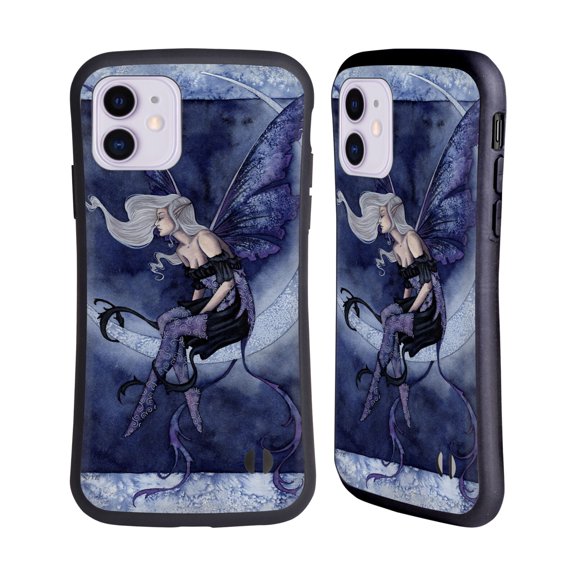 Head Case Designs Officially Licensed Amy Brown Pixies Moonsprite Hybrid Case Compatible with Apple iPhone 11