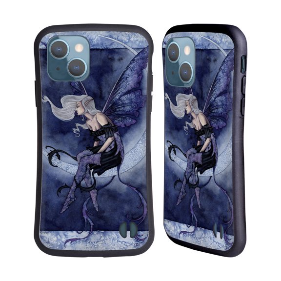Head Case Designs Officially Licensed Amy Brown Pixies Moonsprite Hybrid Case Compatible with Apple iPhone 13