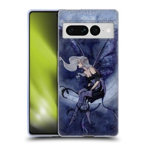 Head Case Designs Officially Licensed Amy Brown Pixies Moonsprite Soft Gel Case Compatible with Google Pixel 7 Pro
