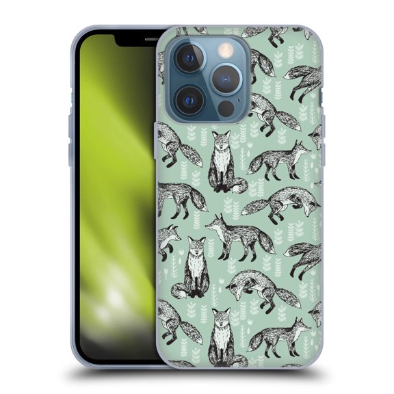 Head Case Designs Officially Licensed Andrea Lauren Design Animals Fox Soft Gel Case Compatible with Apple iPhone 13 Pro