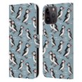 thumbnail image 1 of Head Case Designs Officially Licensed Andrea Lauren Design Birds Puffins Leather Book Wallet Case Cover Compatible with Apple iPhone 15 Pro Max, 1 of 6