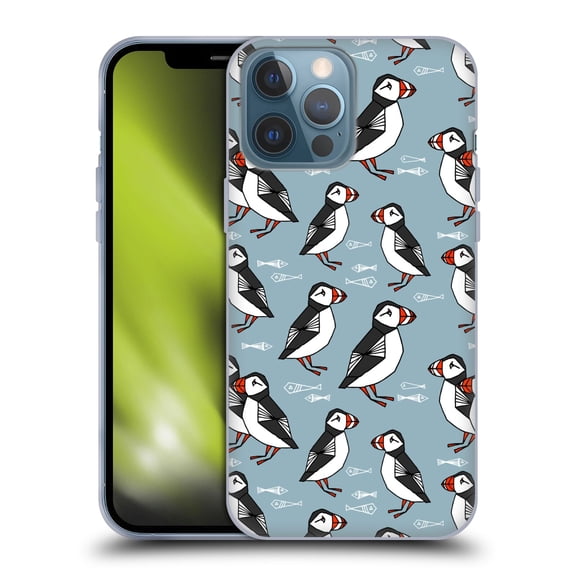 Head Case Designs Officially Licensed Andrea Lauren Design Birds Puffins Soft Gel Case Compatible with Apple iPhone 13 Pro Max