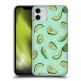 thumbnail image 1 of Head Case Designs Officially Licensed Andrea Lauren Design Food Pattern Avocado Hard Back Case Compatible with Apple iPhone 11, 1 of 7