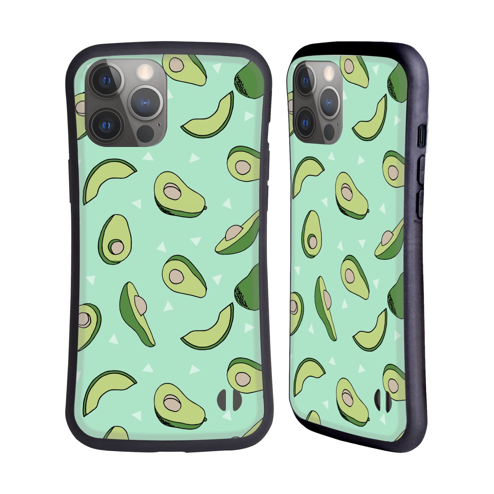 Head Case Designs Officially Licensed Andrea Lauren Design Food Pattern Avocado Hybrid Case Compatible with Apple iPhone 14 Pro Max - image 1 of 7