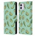 thumbnail image 1 of Head Case Designs Officially Licensed Andrea Lauren Design Food Pattern Avocado Leather Book Wallet Case Cover Compatible with Apple iPhone 11, 1 of 6