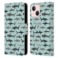 thumbnail image 1 of Head Case Designs Officially Licensed Andrea Lauren Design Sea Animals Sharks Leather Book Wallet Case Cover Compatible with Apple iPhone 13 Mini, 1 of 6