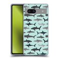 thumbnail image 1 of Head Case Designs Officially Licensed Andrea Lauren Design Sea Animals Sharks Soft Gel Case Compatible with Google Pixel 7a, 1 of 7