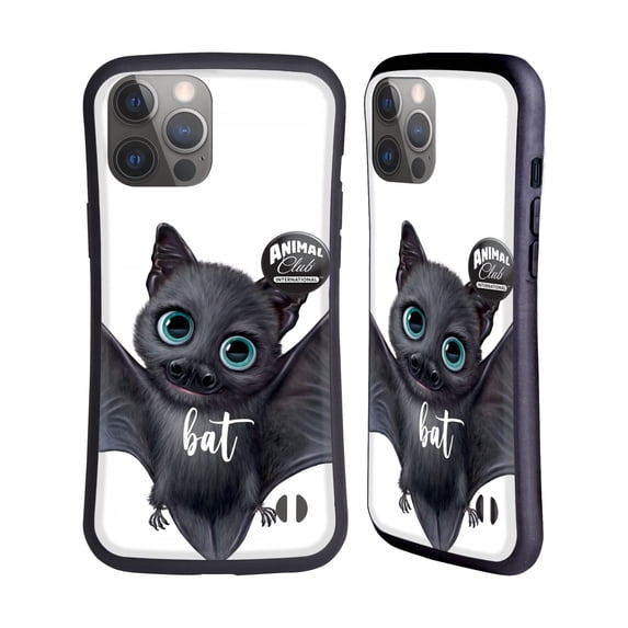 Head Case Designs Officially Licensed Animal Club International Faces Bat Hybrid Case Compatible with Apple iPhone 14 Pro Max