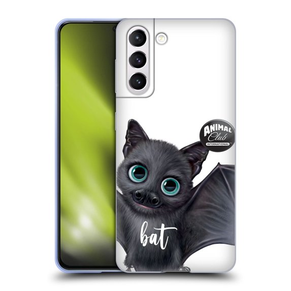 Head Case Designs Officially Licensed Animal Club International Faces Bat Soft Gel Case Compatible with Samsung Galaxy S21 5G