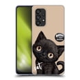thumbnail image 1 of Head Case Designs Officially Licensed Animal Club International Faces Black Cat Soft Gel Case Compatible with Samsung Galaxy A53 5G (2022), 1 of 7