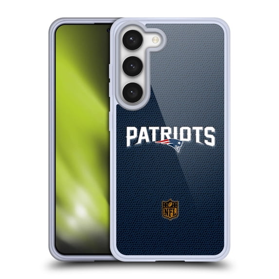 Head Case Designs NFL New England Patriots Logo Football Soft Gel Case for Samsung Galaxy S23 5G