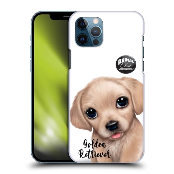 Head Case Designs Officially Licensed Animal Club International Faces Golden Retriever Hard Back Case Compatible with Apple iPhone 12 / iPhone 12 Pro