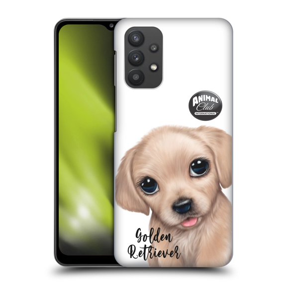 Head Case Designs Officially Licensed Animal Club International Faces Golden Retriever Hard Back Case Compatible with Samsung Galaxy A32 5G / M32 5G (2021)
