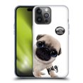 thumbnail image 1 of Head Case Designs Officially Licensed Animal Club International Faces Pug Soft Gel Case Compatible with Apple iPhone 14 Pro Max, 1 of 7