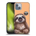 thumbnail image 1 of Head Case Designs Officially Licensed Animal Club International Faces Sloth Hard Back Case Compatible with Apple iPhone 14, 1 of 7