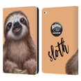 thumbnail image 1 of Head Case Designs Officially Licensed Animal Club International Faces Sloth Leather Book Wallet Case Cover Compatible with Apple iPad Air 2 (2014), 1 of 6