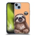 thumbnail image 1 of Head Case Designs Officially Licensed Animal Club International Faces Sloth Soft Gel Case Compatible with Apple iPhone 14 Plus, 1 of 7