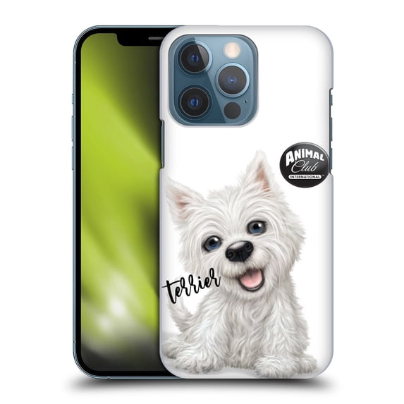 Head Case Designs Officially Licensed Animal Club International Faces Terrier Hard Back Case Compatible with Apple iPhone 13 Pro