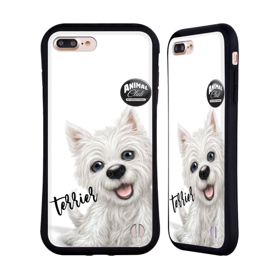 Head Case Designs Officially Licensed Animal Club International Faces Terrier Hybrid Case Compatible with Apple iPhone 7 Plus / iPhone 8 Plus