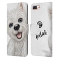 thumbnail image 1 of Head Case Designs Officially Licensed Animal Club International Faces Terrier Leather Book Wallet Case Cover Compatible with Apple iPhone 7 Plus / iPhone 8 Plus, 1 of 6