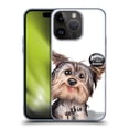 thumbnail image 1 of Head Case Designs Officially Licensed Animal Club International Faces Yorkie Soft Gel Case Compatible with Apple iPhone 15 Pro, 1 of 7