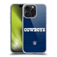 thumbnail image 1 of Head Case Designs NFL Dallas Cowboys Logo Distressed Look Soft Gel Case for Apple iPhone 15 Pro Max, 1 of 7