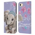 thumbnail image 1 of Head Case Designs Officially Licensed Animal Club International Royal Faces Elephant Leather Book Wallet Case Cover Compatible with Apple iPhone 7 / 8 / SE 2020 & 2022, 1 of 6