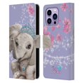 thumbnail image 1 of Head Case Designs Officially Licensed Animal Club International Royal Faces Elephant Leather Book Wallet Case Cover Compatible with Apple iPhone 14 Pro Max, 1 of 6