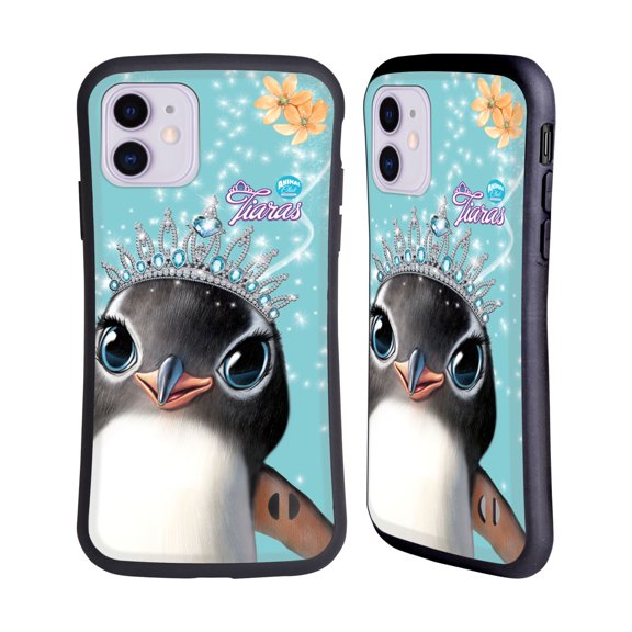 Head Case Designs Officially Licensed Animal Club International Royal Faces Penguin Hybrid Case Compatible with Apple iPhone 11