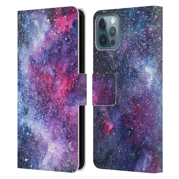 Head Case Designs Officially Licensed Anis Illustration Assorted Designs Galaxy Leather Book Wallet Case Cover Compatible with Apple iPhone 12 / iPhone 12 Pro