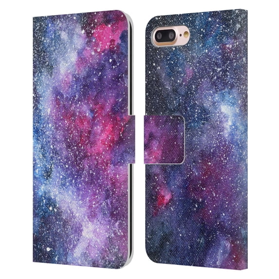 Head Case Designs Officially Licensed Anis Illustration Assorted Designs Galaxy Leather Book Wallet Case Cover Compatible with Apple iPhone 7 Plus / iPhone 8 Plus