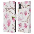 thumbnail image 1 of Head Case Designs Officially Licensed Anis Illustration Flower Pattern 2 Magnolia Leather Book Wallet Case Cover Compatible with Apple iPhone X / iPhone XS, 1 of 6