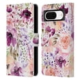 thumbnail image 1 of Head Case Designs Officially Licensed Anis Illustration Flower Pattern 3 Floral Chaos Leather Book Wallet Case Cover Compatible with Google Pixel 8, 1 of 6