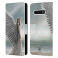 thumbnail image 1 of Head Case Designs Officially Licensed Anne Stokes Angels Spirit Guide Leather Book Wallet Case Cover Compatible with Samsung Galaxy S10, 1 of 6
