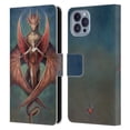 thumbnail image 1 of Head Case Designs Officially Licensed Anne Stokes Dragon Friendship Copperwings Leather Book Wallet Case Cover Compatible with Apple iPhone 14, 1 of 6