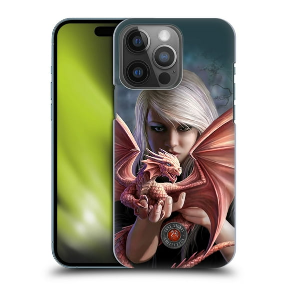Head Case Designs Officially Licensed Anne Stokes Dragon Friendship Dragonkin Hard Back Case Compatible with Apple iPhone 14 Pro
