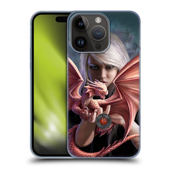 Head Case Designs Officially Licensed Anne Stokes Dragon Friendship Dragonkin Hard Back Case Compatible with Apple iPhone 15 Pro
